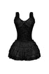 Myrah Lace Ruffle Mini Dress